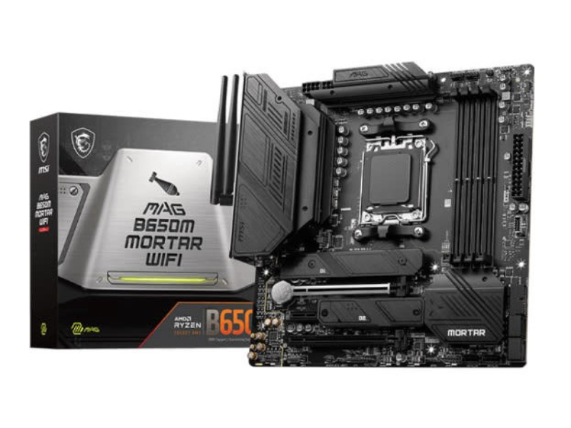 MSI MAG B650M Mortar Wi-Fi DDR5 Micro-ATX AMD Motherboard