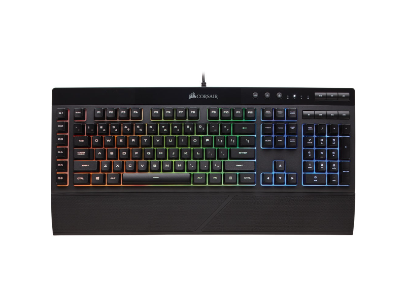 Corsair K55 RGB Membrane Switch Black Wired Gaming Keyboard