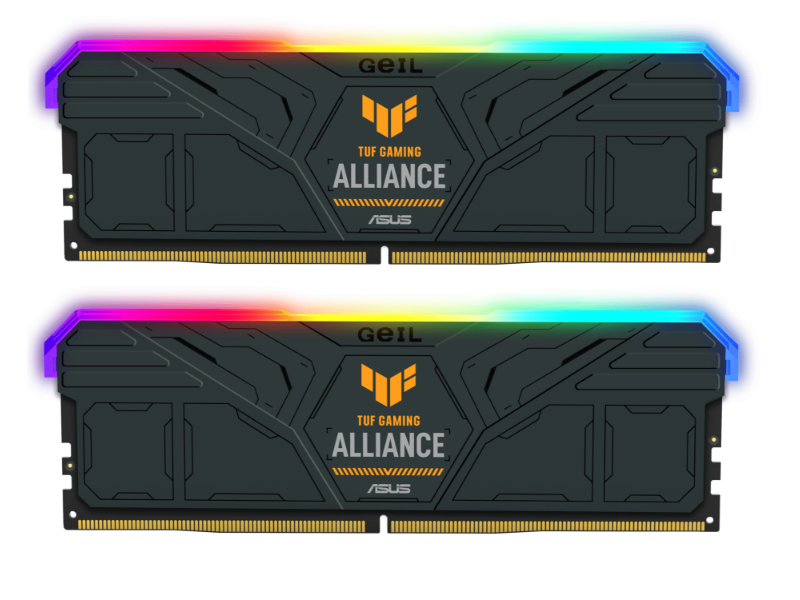 Geil Gemini TUF RGB 32GB (2 X 16GB) DDR5-6000MHz CL38 Grey Gaming Memory