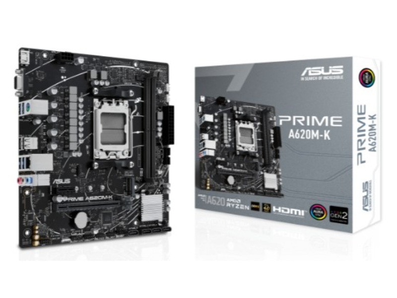 Asus Prime A620M-K DDR5 Micro-ATX AMD Motherboard