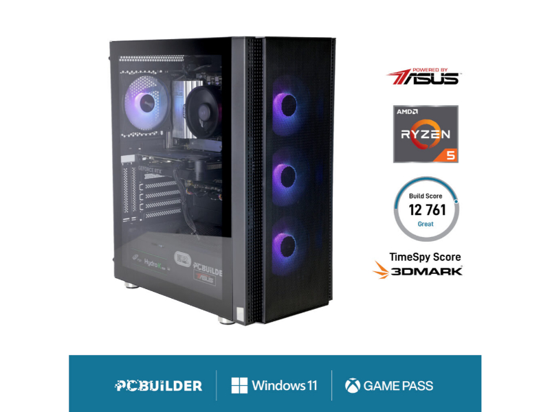 PCBuilder Ryzen 5 8400F Oblivion Windows 11 Gaming PC
