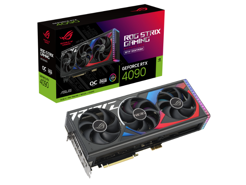 Asus GeForce RTX 4090 Strix BTF OC 24GB GDDR6X Nvidia Graphics Card