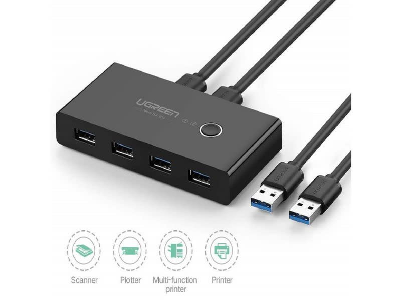 Ugreen USB3.0 2-In 4-Out Sharing Switch Box