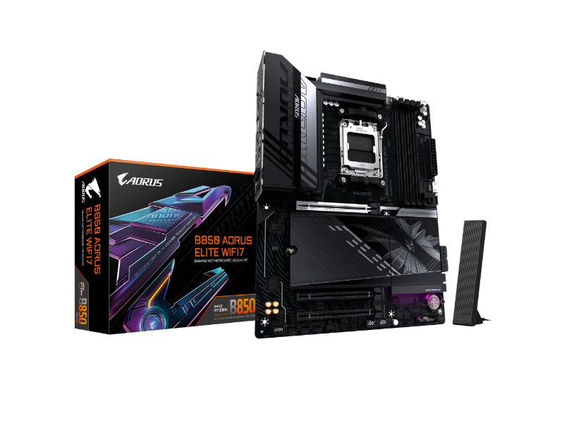 Gigabyte B850 Aorus Elite Wifi7 AMD AM5 Socket ATX Desktop Motherboard