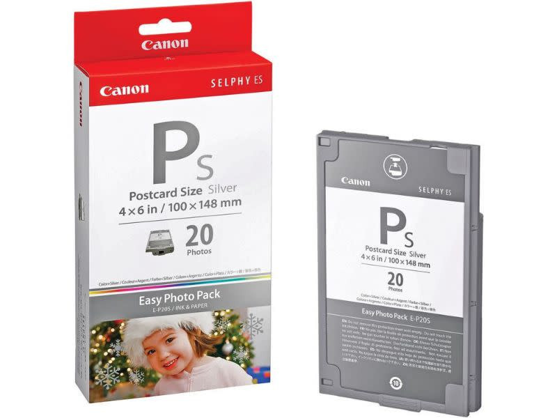 Canon EP20S Silver Selphy Ink + Paper Kit