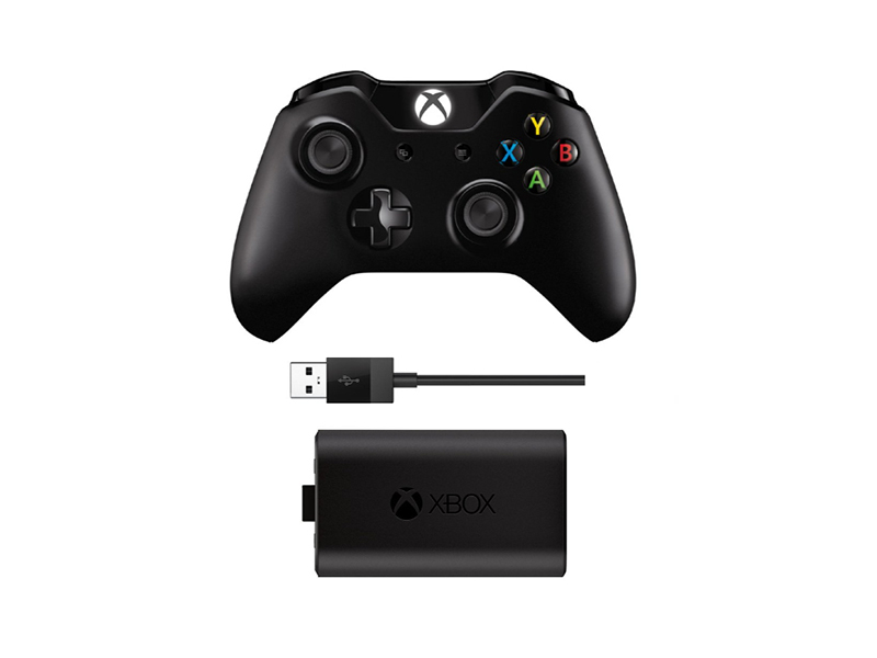 Xbox Black Wireless Controller with Charging Kit