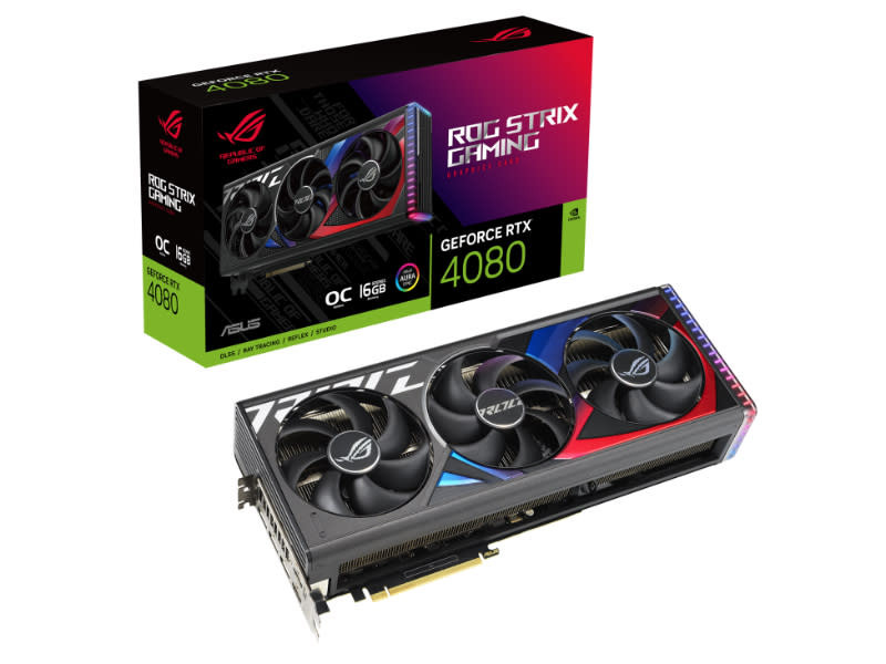 Asus GeForce ROG RTX 4080 Strix Gaming OC 16GB GDDR6X Nvidia Graphics Card