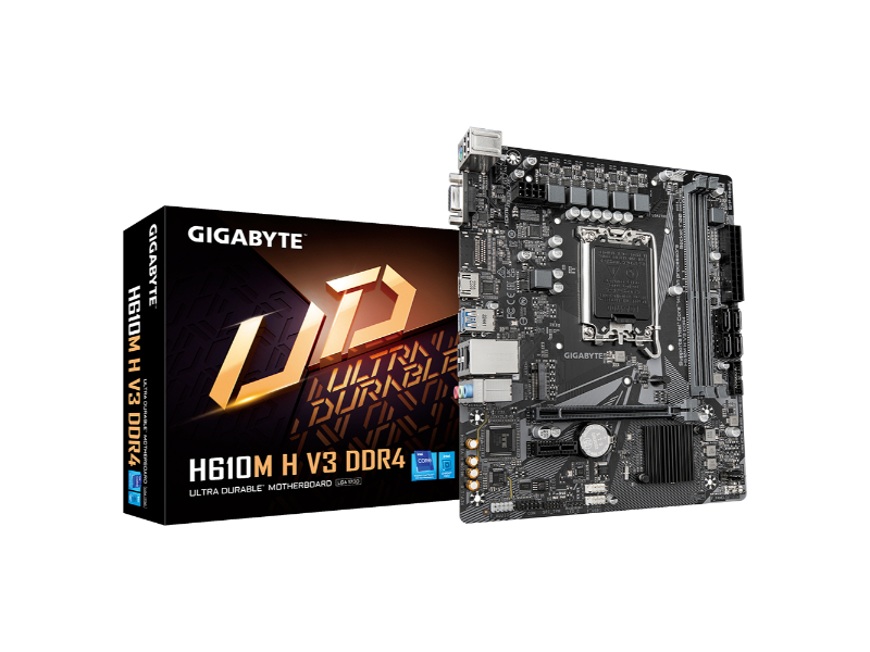 Gigabyte H610M H V3 DDR4 Micro-ATX Intel Motherboard