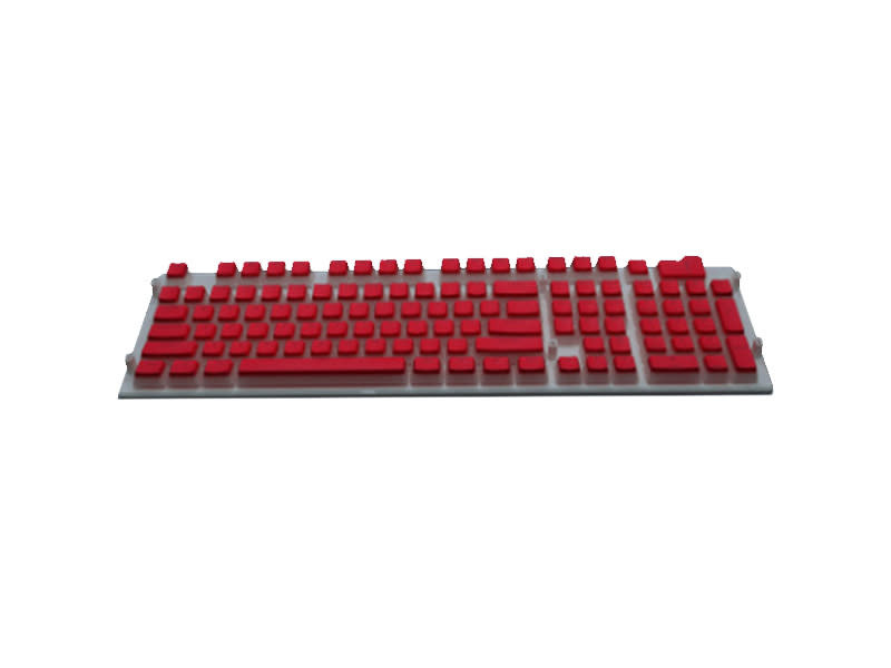 Royal Kludge Red Doubleshot PBT Pudding Keycaps for Mechanical Keyboard