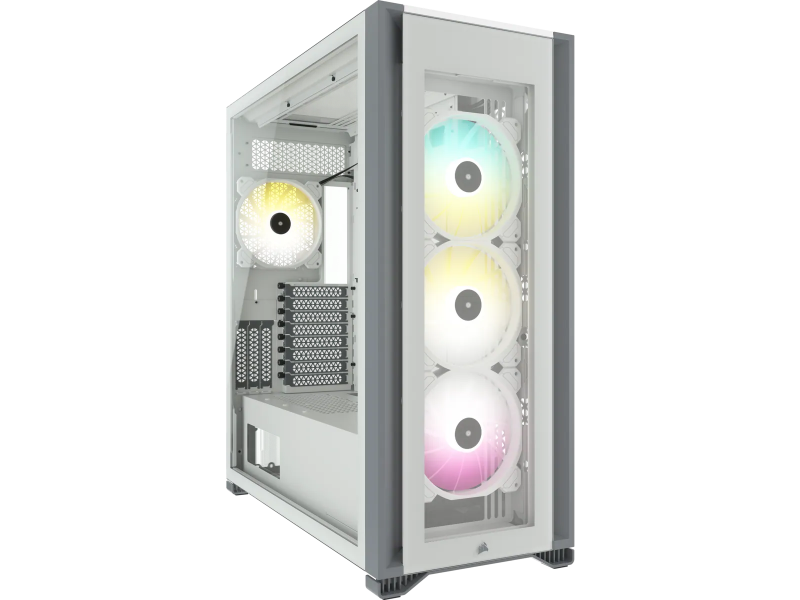 Corsair iCUE 7000X RGB White Tempered Glass Full Tower ATX Desktop PC Case