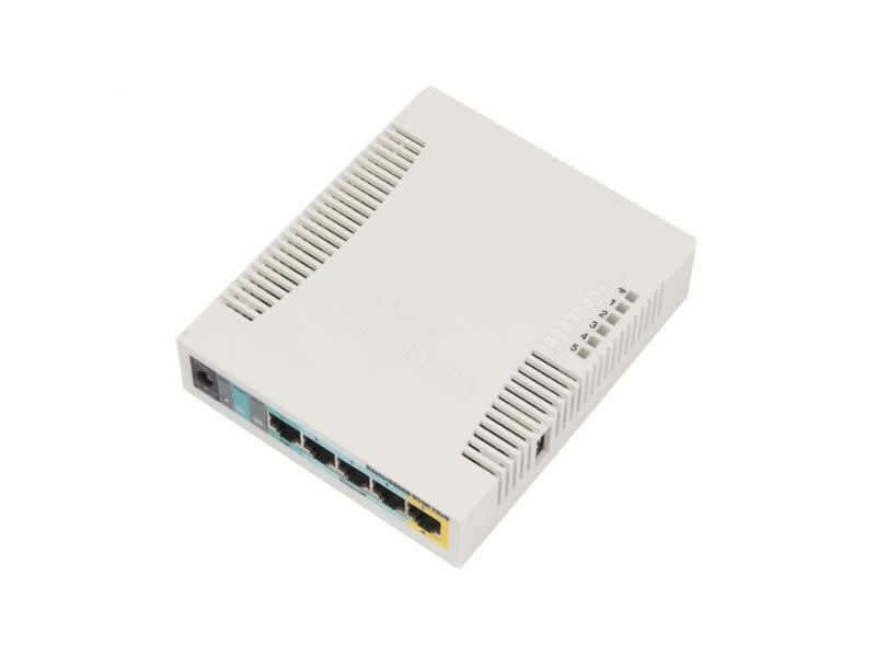 MikroTik 2.4GHz 2.5dBi 5 Port Ethernet WiFi Router