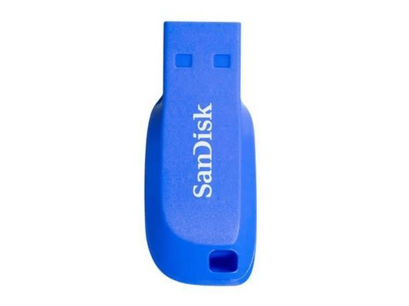 SanDisk Cruzer Blade 16GB USB 2.0 Type-A Blue USB Flash Drive