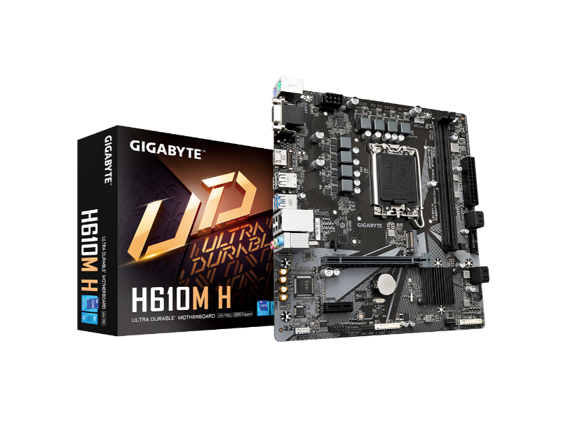 Gigabyte H610M H DDR5 Intel mATX Motherboard