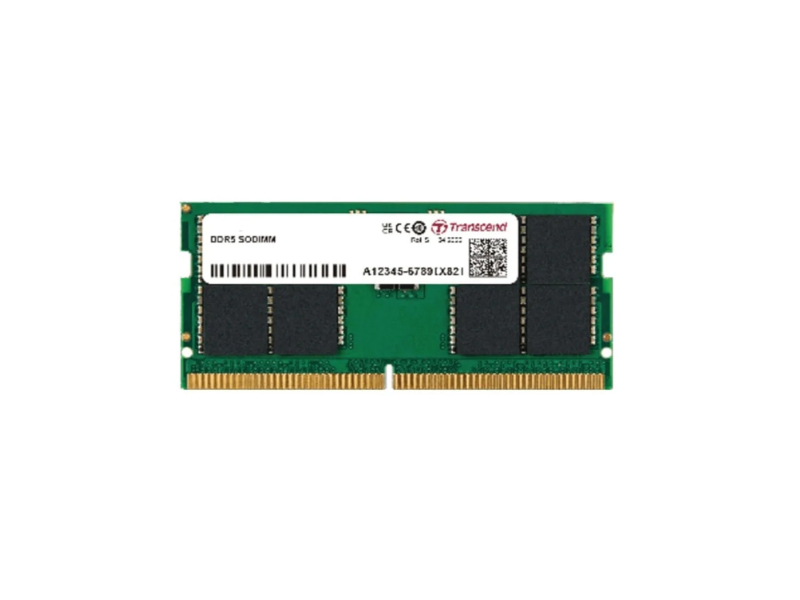 Transcend JetRam 32GB (1 x 32GB) DDR5-4800MHz CL40 SO-DIMM Notebook Memory