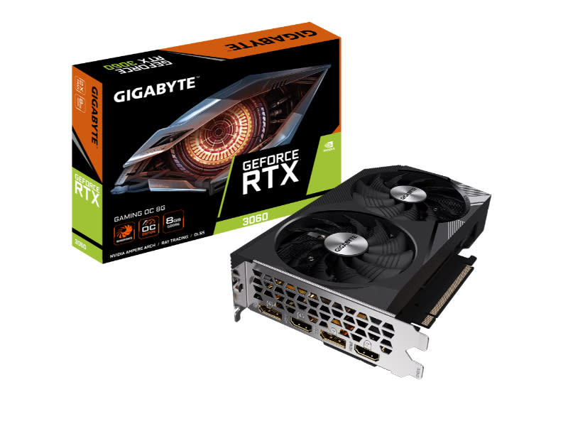 Gigabyte GeForce RTX 3060 Gaming OC 8GB GDDR6 Nvidia Graphics Card