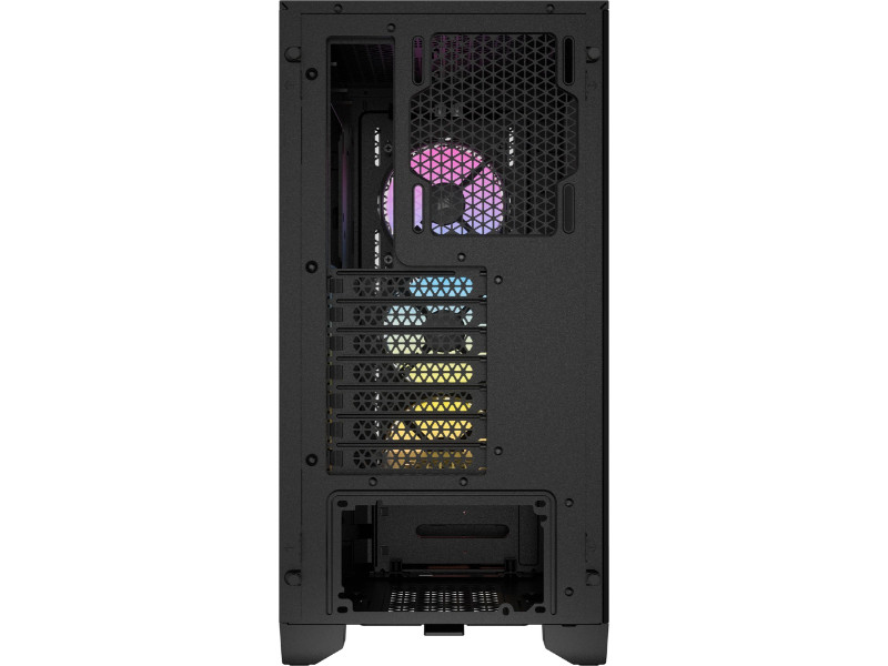 Corsair iCUE 3000D RGB Airflow Tempered Glass Black Mid Tower Desktop PC  Case, PC Cases/Chassis