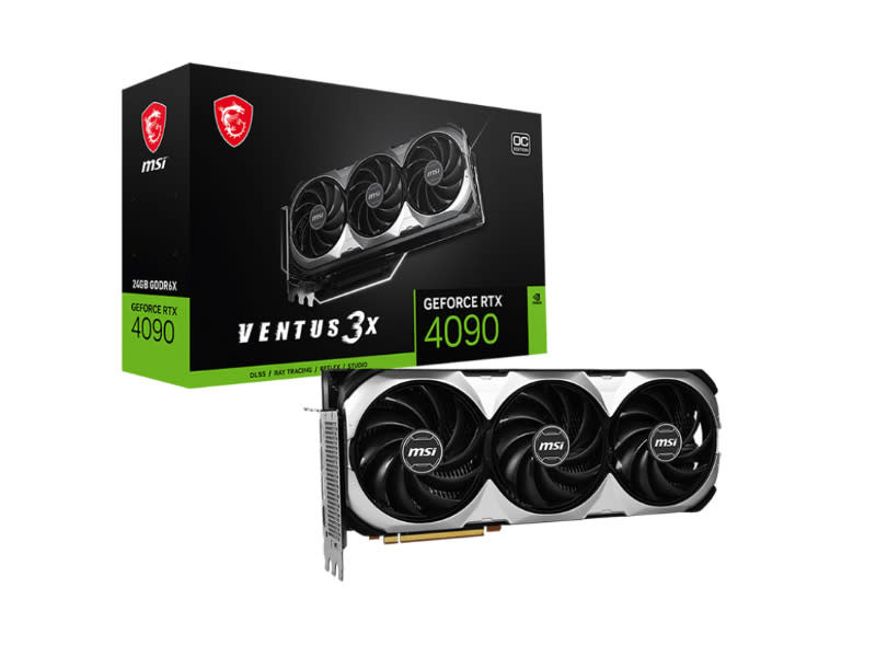 MSI GeForce RTX 4090 Ventus 3X OC 24GB GDDR6X Nvidia Graphics Card