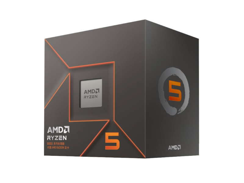AMD Ryzen 5 8500G 6 Core 12 Thread 3.5GHz Base 5.0GHz Boost AM5 Socket Desktop Processor With Radeon Graphics