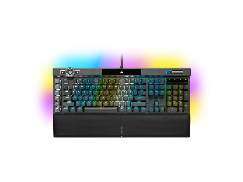 Corsair K100 RGB Optical-Mechanical CORSAIR OPX Switch Black Gaming Keyboard