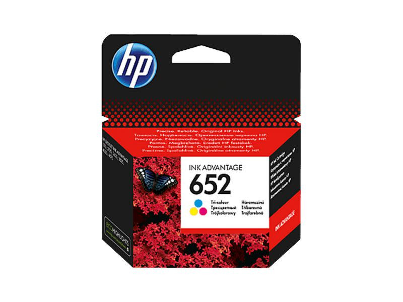 Genuine HP 652 Tri-color Ink Advantage Cartridge 200 Pages