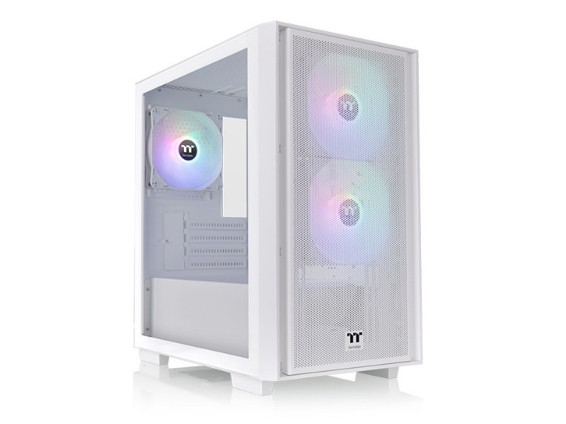 Thermaltake Versa H16 TG ARGB Snow Micro Tower Desktop PC Case