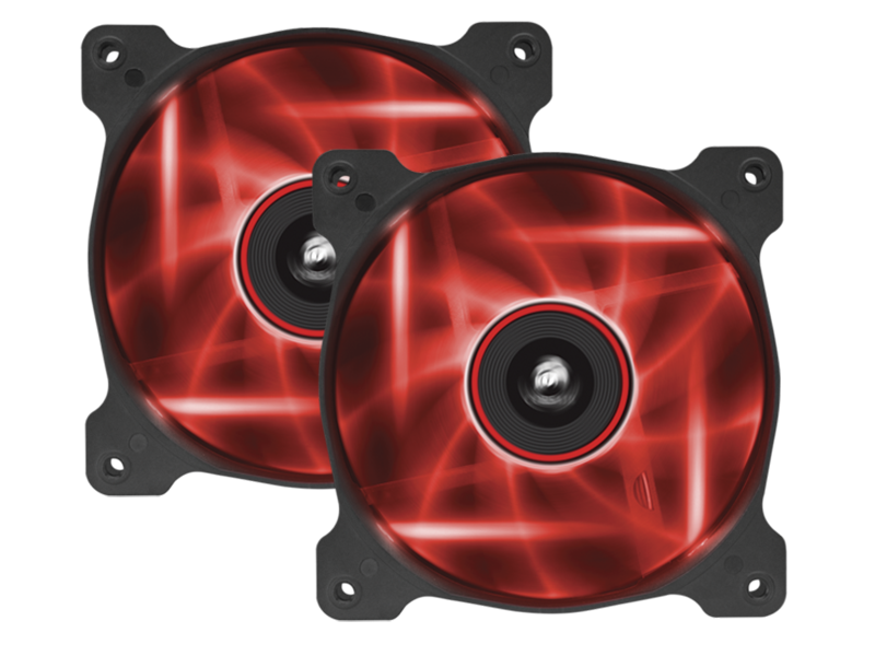 Corsair Co-9050029-Ww Sp120 LED - Red - X2 ( Twin Pack )