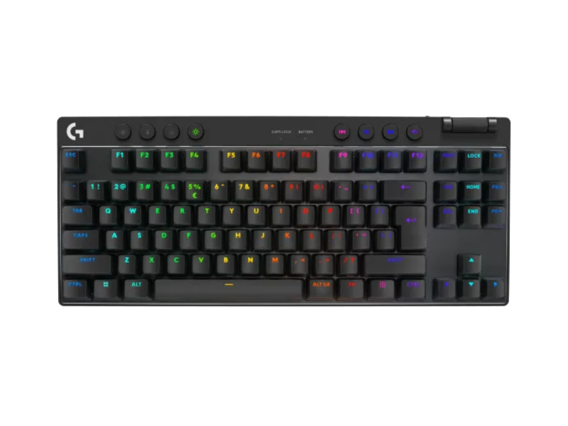 Logitech G Pro X TKL RGB Black Wireless Keyboard