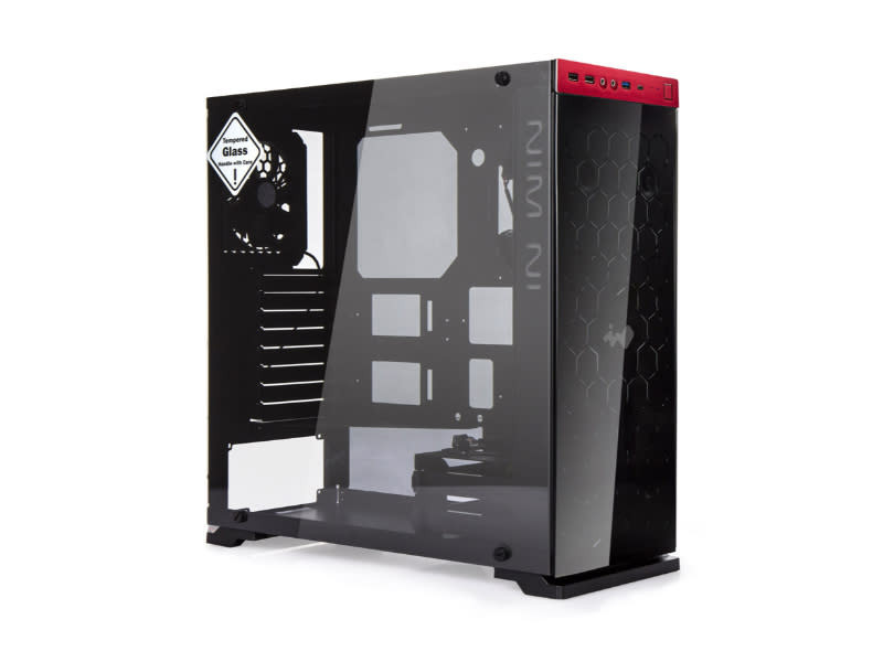 In Win 805 Tempered Glass Black Mid Tower Desktop PC Case