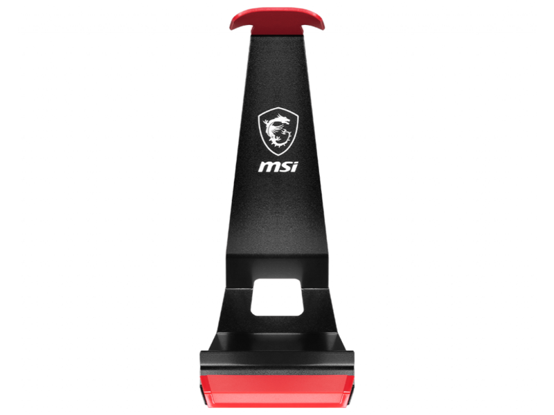 MSI HS01 Black & Red Metallic Headset Stand