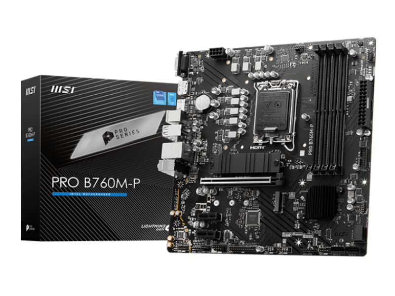 MSI B760M-P DDR5 Micro-ATX Intel Motherboard