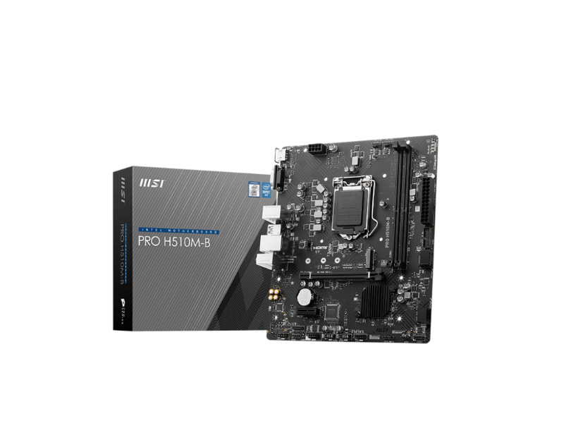MSI Pro H510M-B DDR4 Intel Micro-ATX Motherboard