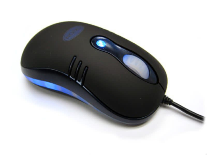 OKION Lacion Light-up Laser Mouse Blue USB+PS/2 combo