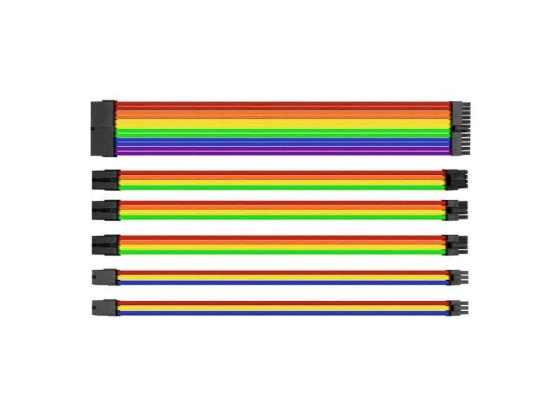 Thermaltake TtMod Rainbow Sleeve PSU Cable