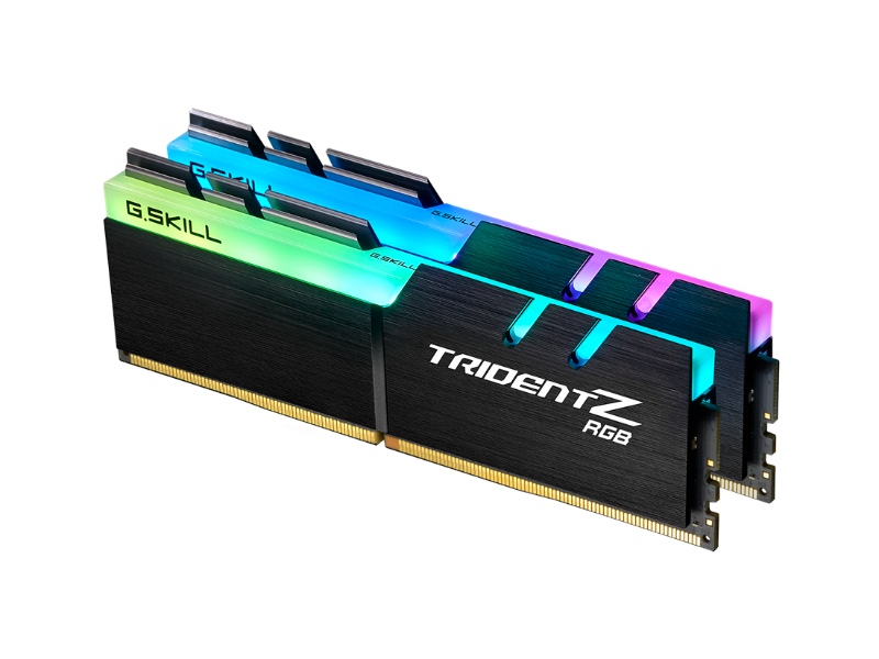 G.Skill Trident Z RGB 32GB (2 x 16GB) DDR4-4400MHz CL17-18-18-38 1.5V Desktop Gaming Memory
