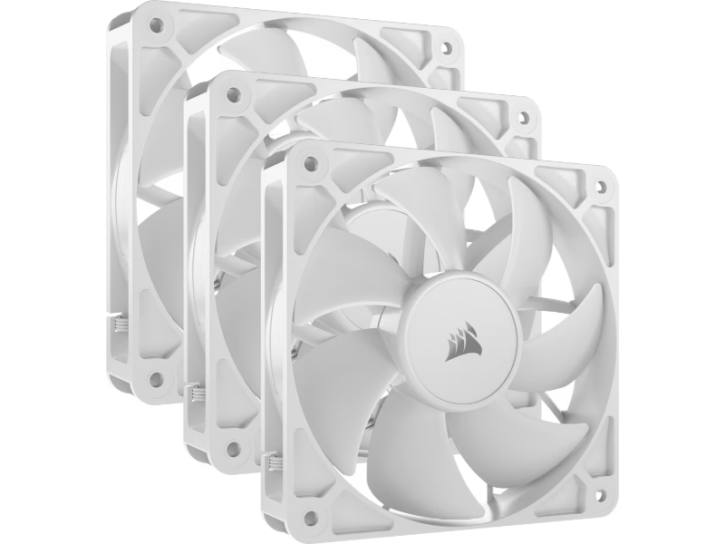 Corsair RS120 120mm White PWM Fans (Triple Pack)