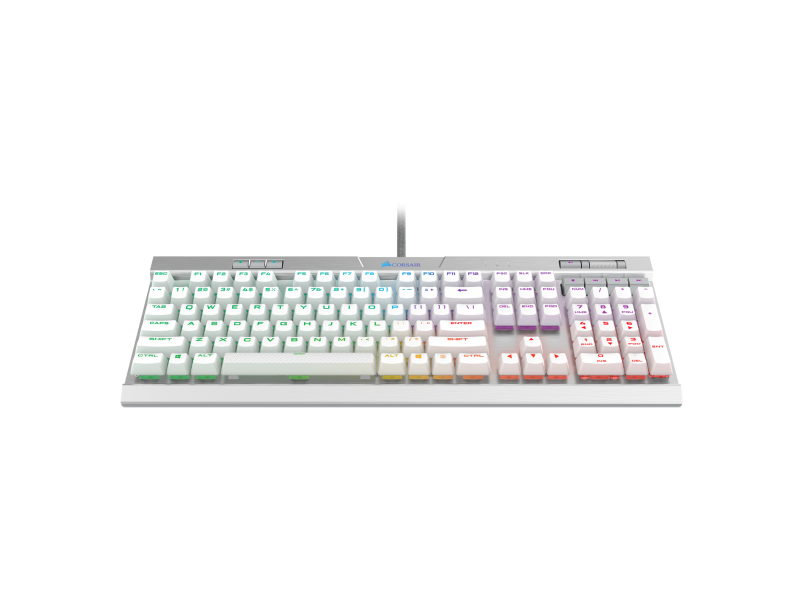 Corsair K70 MK.2 factory SE: RGB Gaming Keyboard (Silver/White)