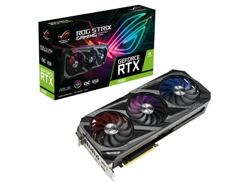 ASUS GeForce ROG Strix RTX 3080 Gaming OC 12GB GDDR6X PCIe 4.0 Nvidia Graphics Card