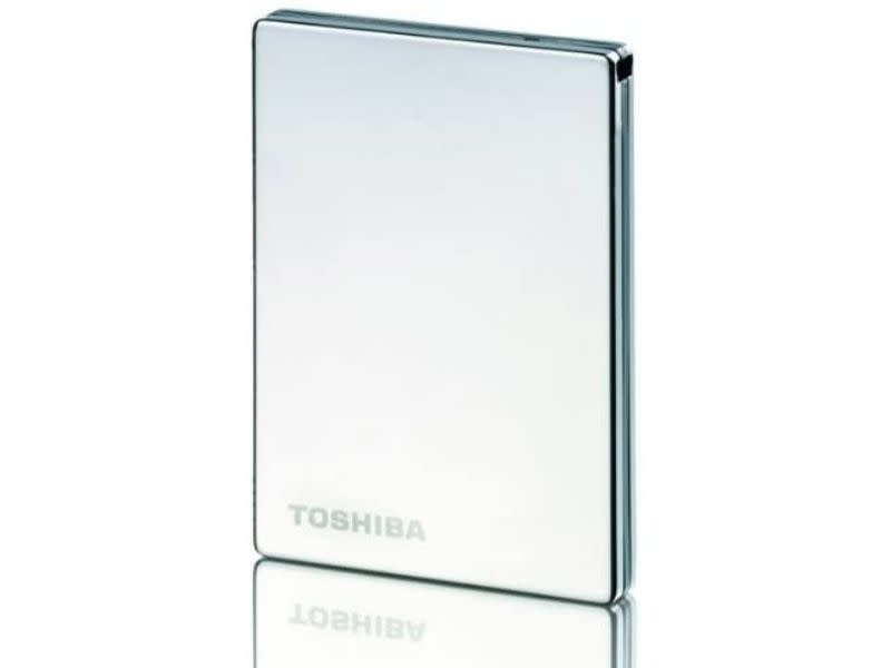 Toshiba 1.8-inch 160GB External Steel Hard Drive Silver