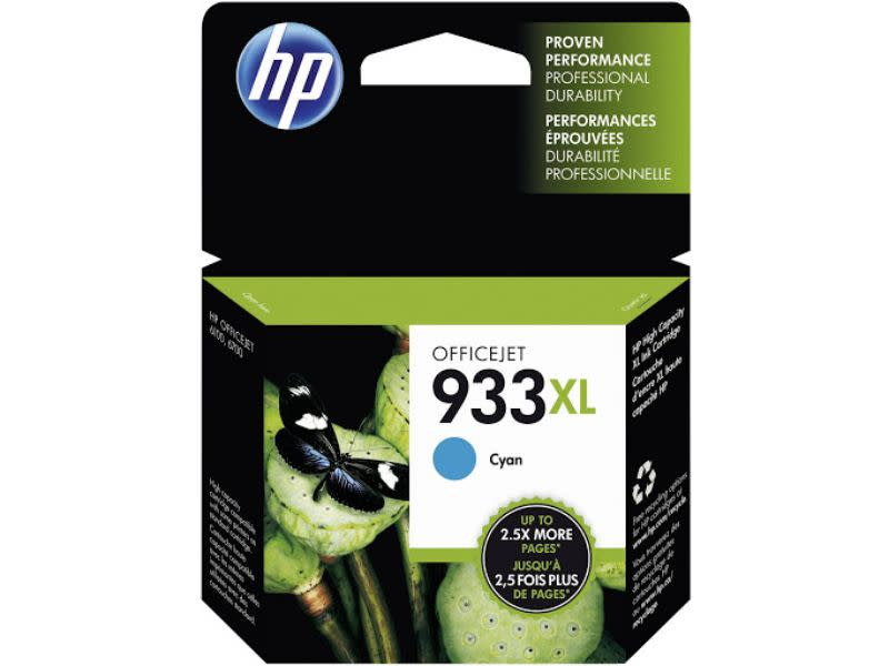 Genuine HP 933XL Cyan Ink Cartridge 825 Pages