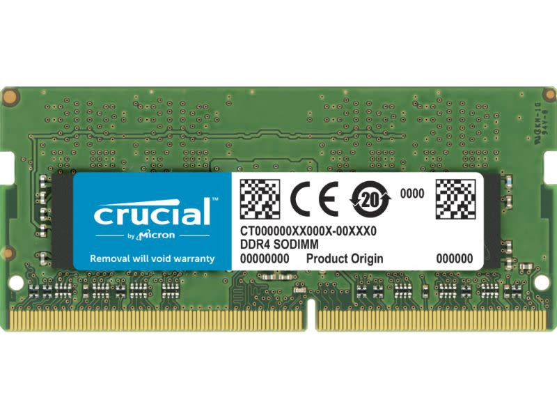 Crucial 32GB (1 x 32GB) DDR4-3200MHz CL22 SODIMM Notebook Memory
