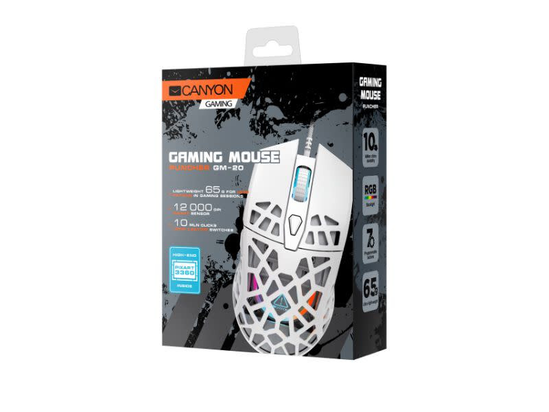 Canyon Puncher GM-20 High-end Gaming Mouse - White | Mice | Dreamware ...