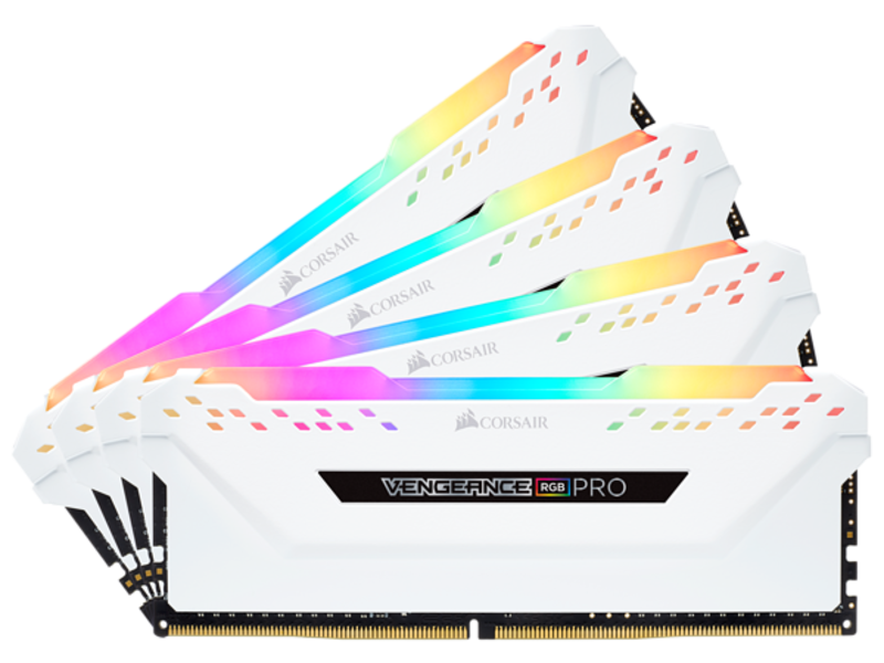 Corsair Vengeance RGB Pro LED 32GB (4 x 8GB) DDR4-3600MHz CL18 White Gaming Memory