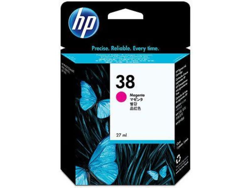 Genuine HP No.38 Magenta Ink Cartridge 5,000 Pages