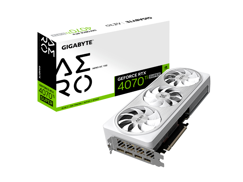 Gigabyte GeForce RTX 4070 Ti Super Aero OC 16GB GDDR6X Nvidia Graphics Card