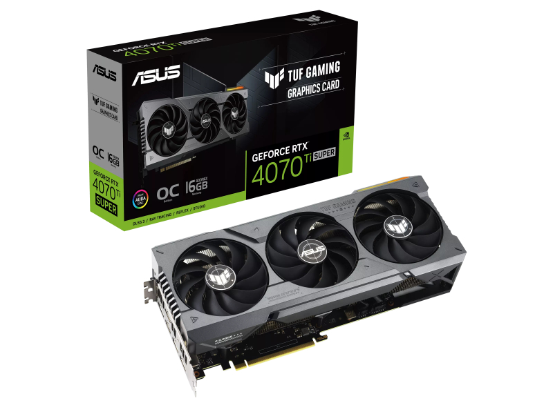 Asus GeForce RTX 4070 Ti Super TUF OC 16GB GDDR6X Nvidia Graphics Card