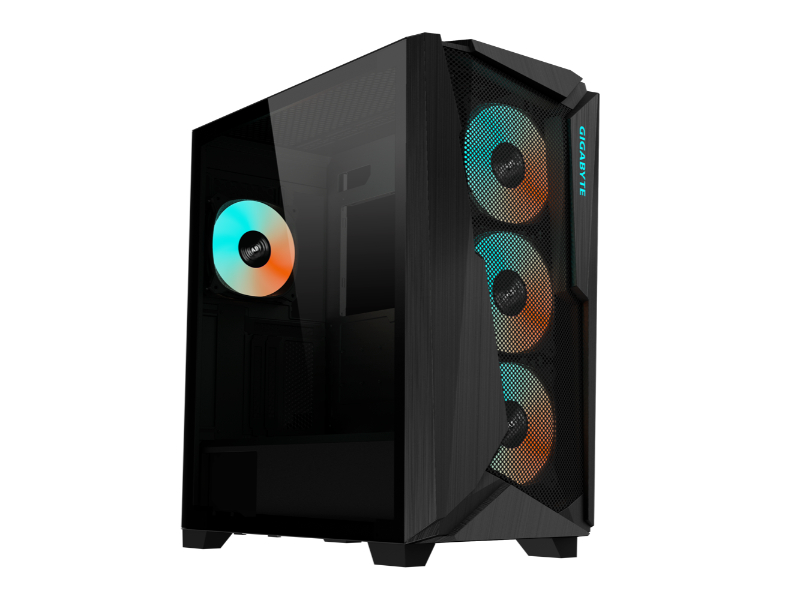 Gigabyte C301 Glass V2 ARGB Black Mid Tower Case