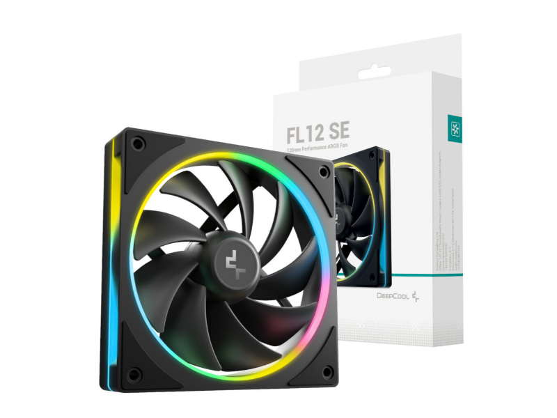 DeepCool FL12 SE 120mm Black ARGB PWM Fan
