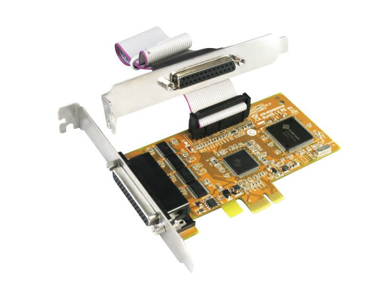 Sunix mio5499H 4-port High Speed RS-232 & 1-port Parallel PCI Express Multi-I/O Board