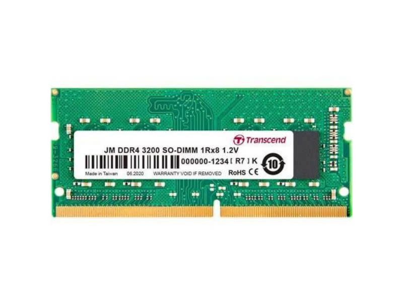 Transcend JetRam 8GB (1 x 8GB) DDR4-3200MHz CL22 SO-DIMM Notebook Memory