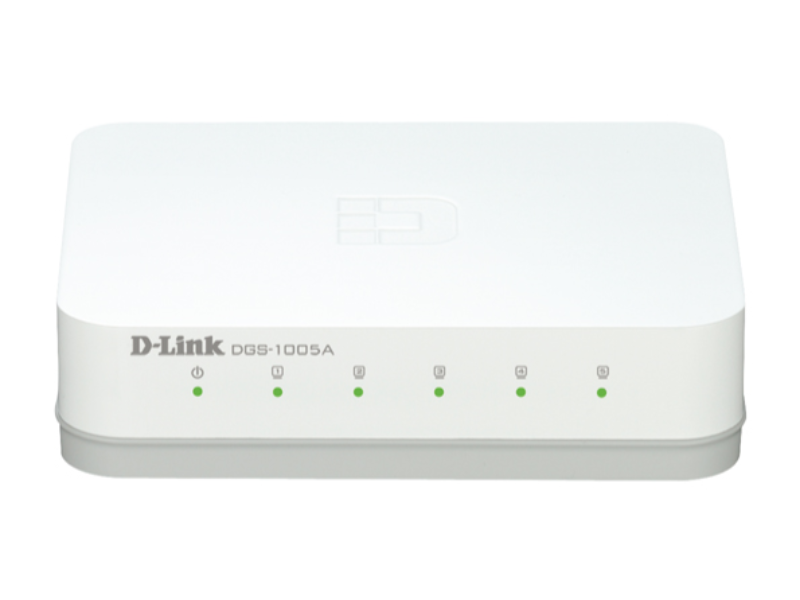 D-Link DGS-1005A 5-Port 10/100/1000Mbps Desktop Ethernet Switch